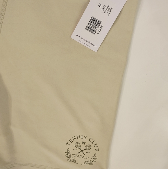 NWT WEWOREWHAT High Waisted Tennis Club Biker Shorts (Size Medium) - Picture 7 of 7